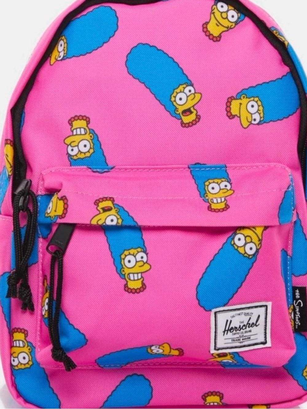 Herschel Supply Co. Pink & Blue Lisa Simpson mini backpack